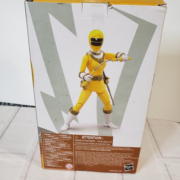 NEW Power Rangers Lightning Collection Zeo Yellow Ranger Action Figure Poseable - Picture 5 of 8